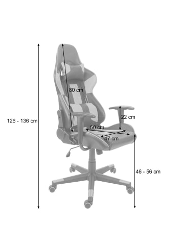 MCW Bürostuhl F84, Schwarz