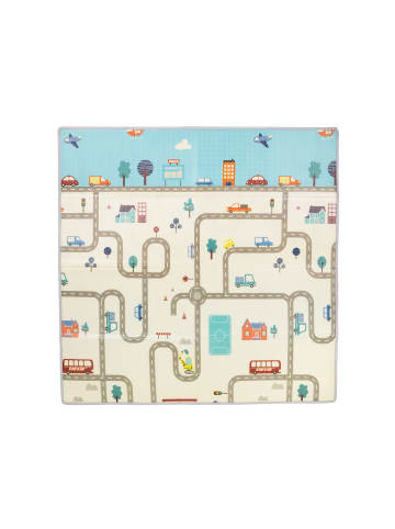 Chipolino Baby Spielmatte 113 x 113 cm in grau