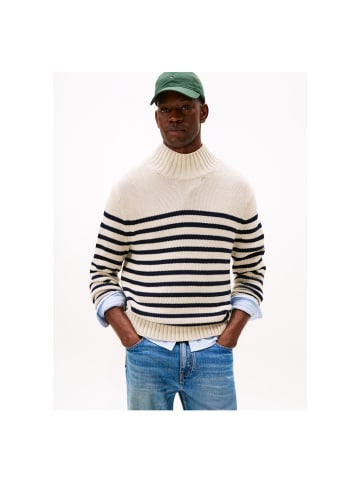 Tommy Hilfiger Pullover in oatmilk htr-desert sky