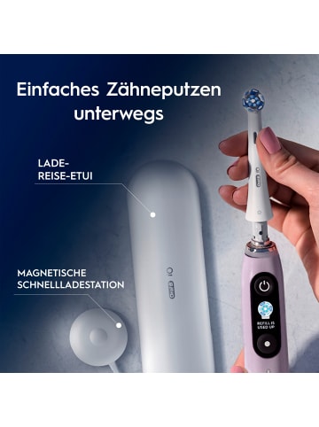Oral-B Elektrische Zahnbürste "iO Series 9 + Lade-Reiseetui" in Rose