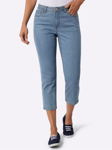 WITT WEIDEN 5-Pocket-Jeans in blue-bleached