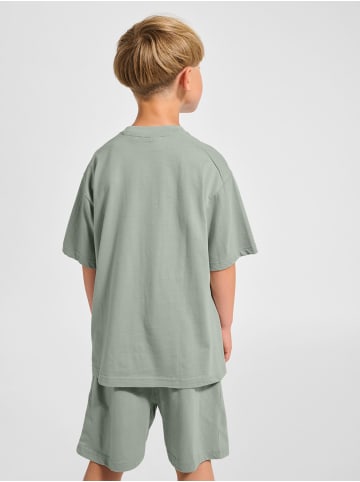 Hummel T-Shirt Hmljr Loose Kinder in ICEBERG GREEN