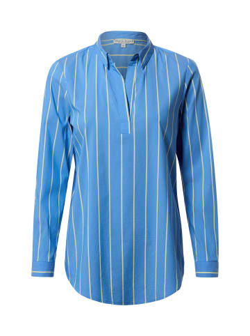 Marie Lund Bluse in blau zitrone - 0008