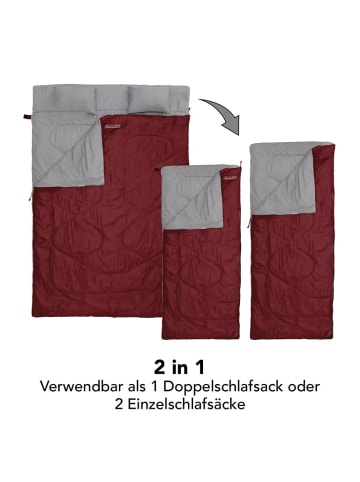 Where Tomorrow Doppelschlafsack 190x150cm Tragetasche 2-Personen Schlafsack