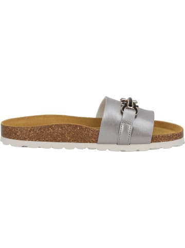 Palado Pantoletten Laudra in Grau Metallic