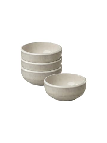 like. by Villeroy & Boch 4er Set Dipschalen Perlemor Sand in Beige ø 8 cm in beige
