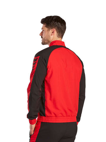 erima Six Wings Präsentationsjacke in rot/schwarz