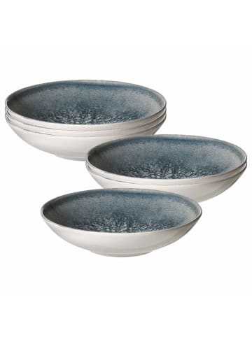 Ritzenhoff & Breker 6er Set Suppenteller Grana ø 21 cm blau-grau in blau-grau