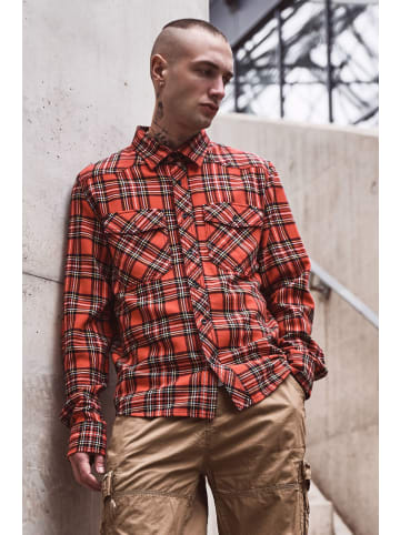Brandit Hemd "Check Shirt Long Sleeve" in Rot