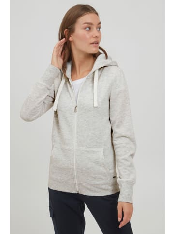 Oxmo Kapuzensweatjacke in grau