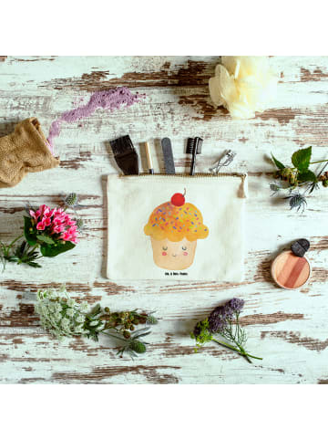 Mr. & Mrs. Panda Stoffbeutel Cupcake ohne Spruch in Weiß