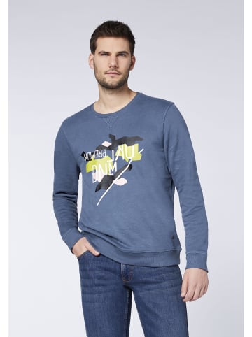 Oklahoma Premium Denim Sweatshirt in Blau