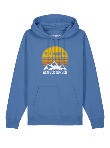 wat? Apparel Sweatshirt Mehr Wandern in Bright Blue