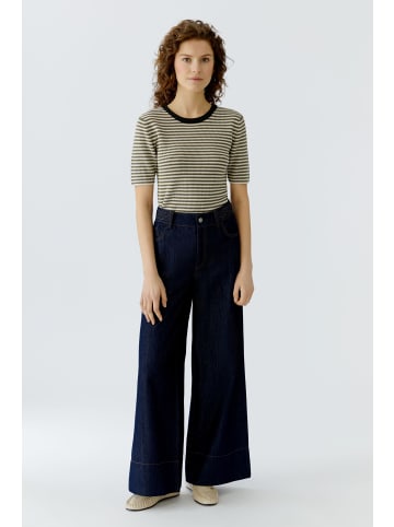 Oui Pullover in white green