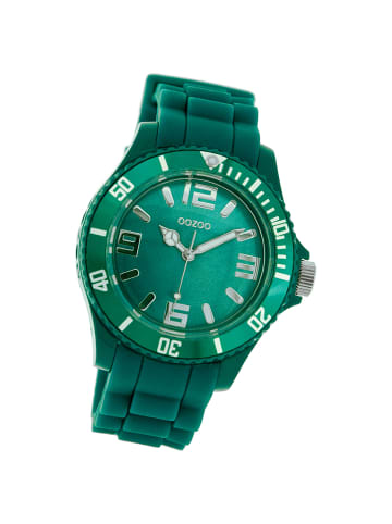 Oozoo Analog-Armbanduhr Oozoo Timepieces grün groß (ca. 43mm)