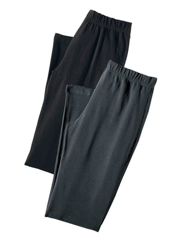 Vivance Active Caprihose in 1x schwarz, 1x anthrazit meliert