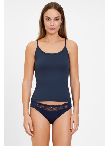 Vivance Active Spaghettitop in marine, schwarz, weiß