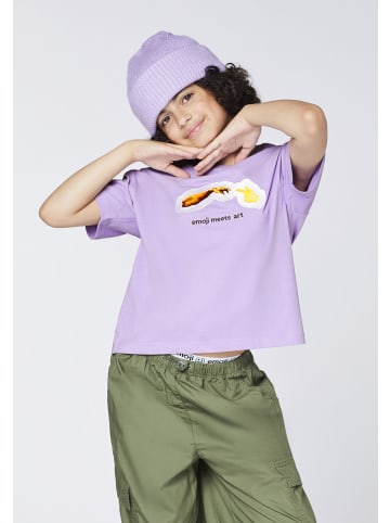 emoji T-Shirt in Lila