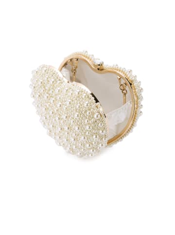 ebeeza Women Clutch in Champagne