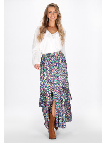 IZIA Skirt in green multicolor