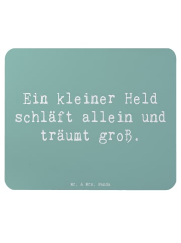 Mr. & Mrs. Panda Mauspad Spruch Alleine schlafen lernen mit Spruch in Meeresbrise