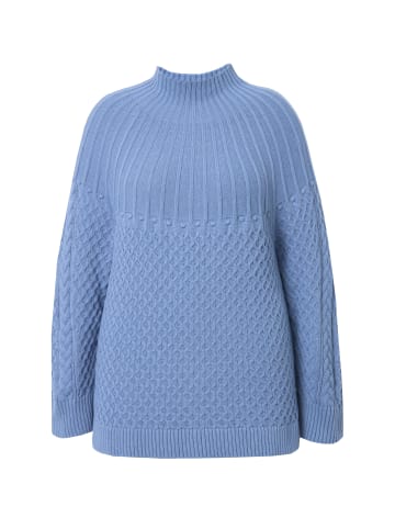 Ulla Popken Pullover in jeansblau
