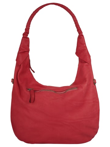 Samantha Look Shopper echt Leder in rot