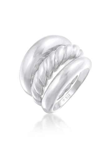 Elli Ring 925 Sterling Silber Ring Set in Silber