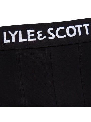 Lyle and Scott Boxershort 6er Pack in Schwarz