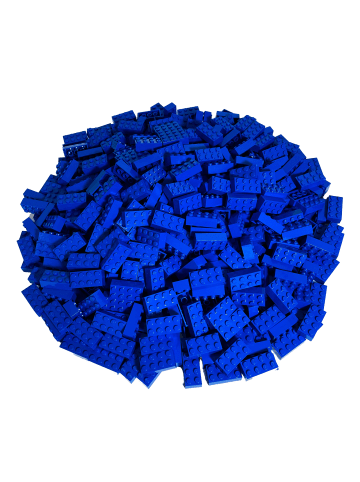 LEGO 2x4 Bausteine 3001 250x Teile - ab 3 Jahren in blue