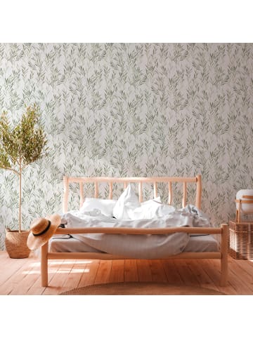 A.S. Création Tapete Calm Leaves in Grün 