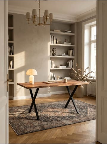 KADIMA DESIGN Schreibtisch Baumkante, Industrial, Homeoffice, Büro