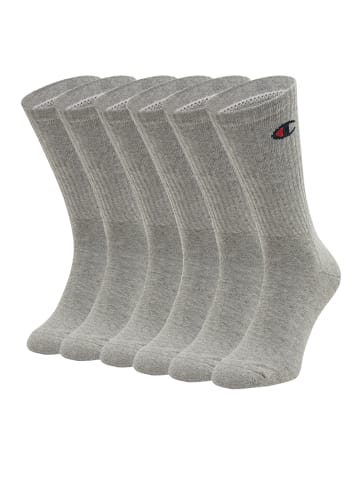 Champion Socken Crew Socks 6pk in 400 - grey