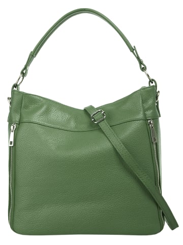Cluty Handtasche echt Leder in grün