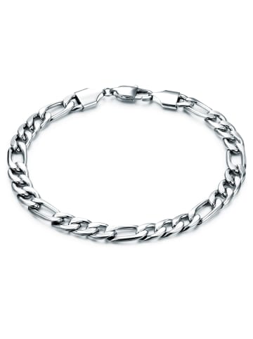 True Rebels Armband aus Edelstahl in silber