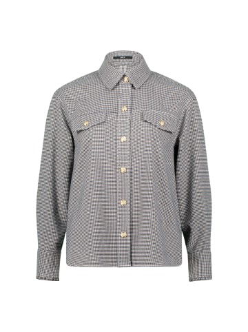 Zero  Hemdbluse mit Hahnentrittmuster in BeigeBrown