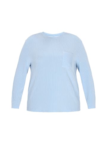 Usha Plus Size Blouse in light blue