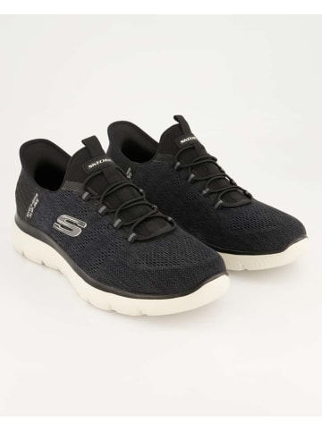 Skechers Slip On Sneaker in Schwarz