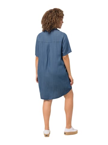 Ulla Popken Midikleid in blue denim