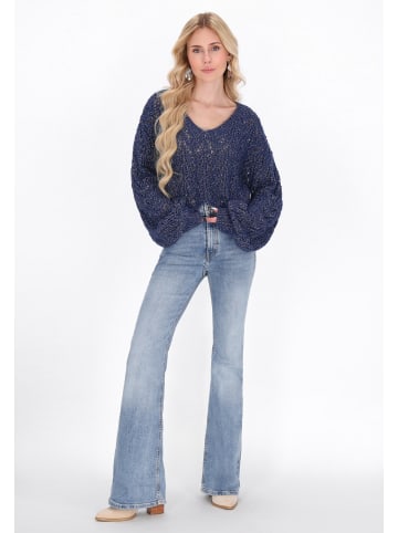 IZIA Women Sweater in navy