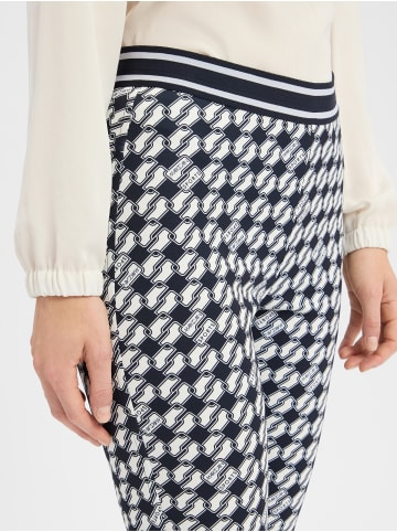 MARC CAIN SPORTS Hose Frederica in marine weiß