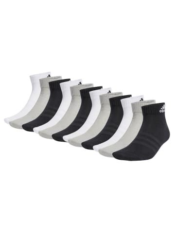 adidas Socken 12er Pack in Schwarz/Grau/Weiß