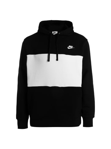 Nike Sportswear Kapuzenpullover Club Fleece in schwarz / weiß