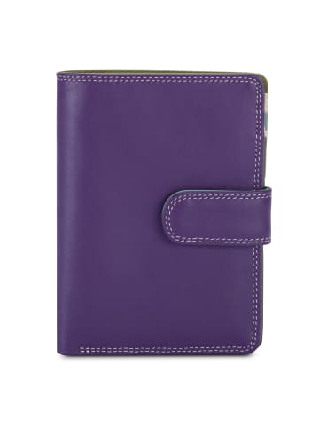 MYWALIT Medium Snap Wallet Geldbörse Leder 13 cm in orchid