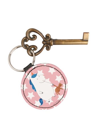 Mr. & Mrs. Panda Anhänger Einhorn Teddy ohne Spruch in Rot Pastell