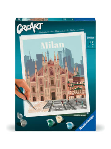 Ravensburger Verlag GmbH Spiel - CreArt Citys - Farbenfrohes Mailand