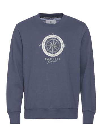Delmao Sweatshirt in indigo blau