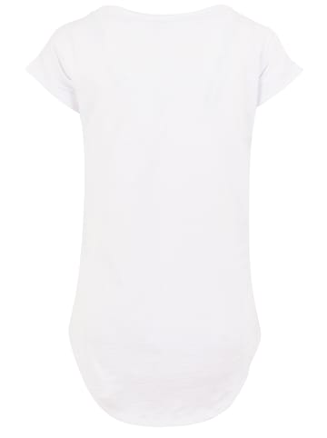 F4NT4STIC Long Cut T-Shirt 3D PINK RING in weiß