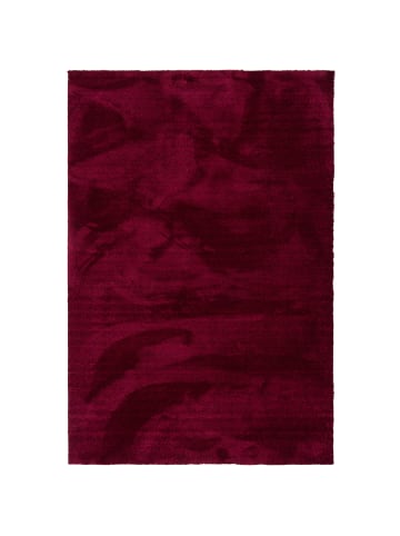 Hochflor-Teppich Livorno in bordeaux