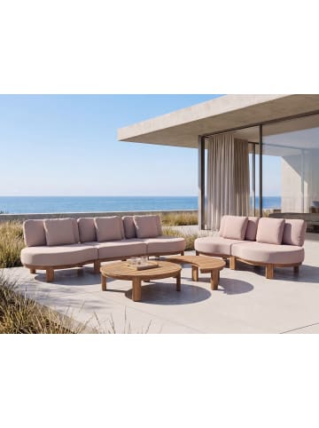Beliani 4-tlg Lounge Set ARZELLO in Braun/Beige